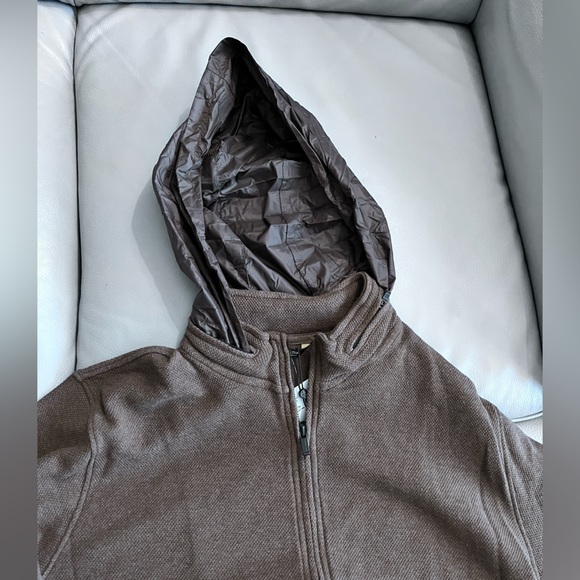 NWT - Massimo Dutti Men’s Hideable Hood Cotton Zip Up Cardigan Size- Size XL - Picture 4 of 10